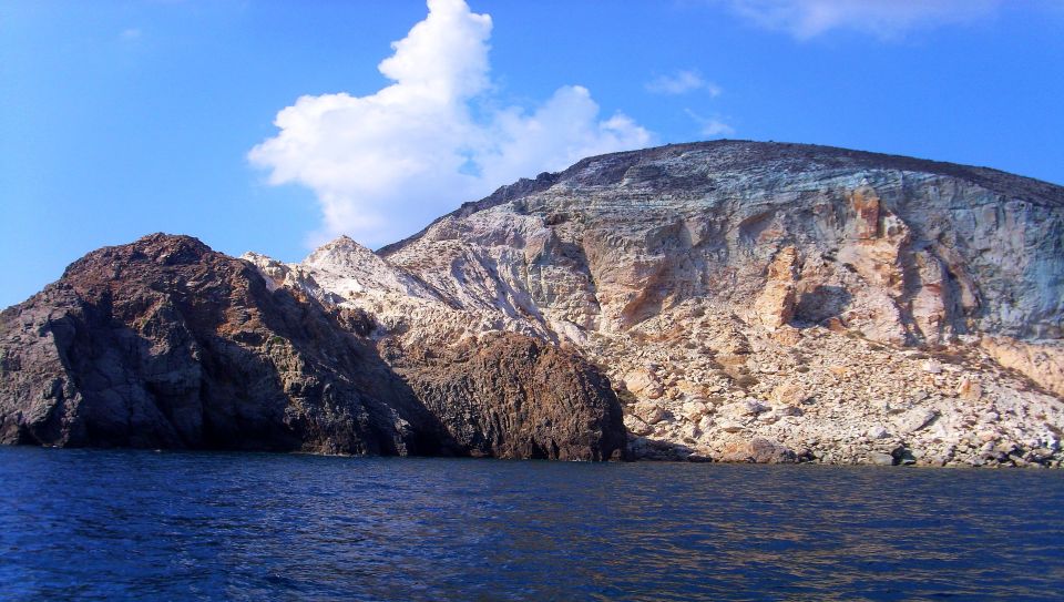 Santorini: Semi Private Boat Tour With Food and Wine - Inclusions and Booking Information