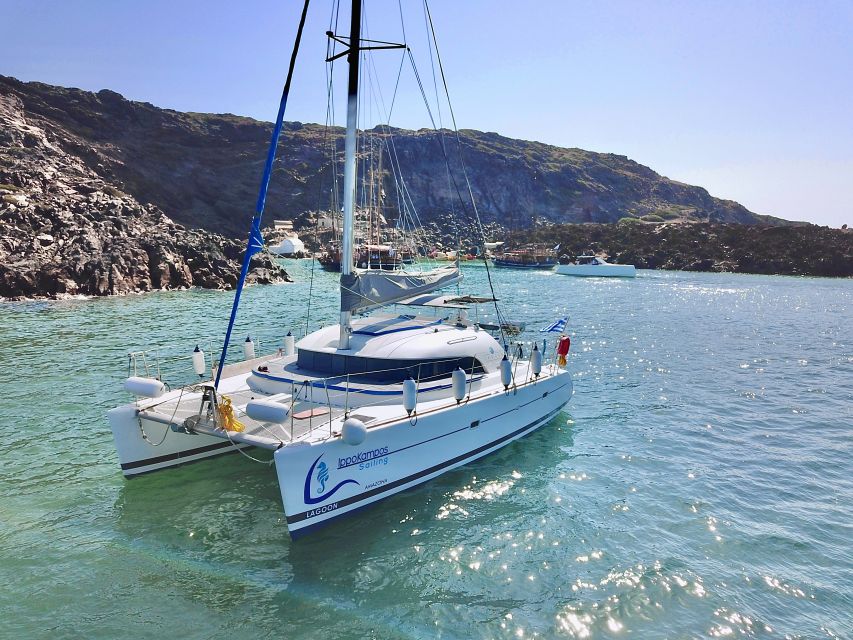 Santorini: Semi-Private Catamaran Cruise With Food & Drinks - Directions