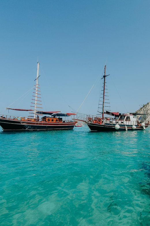 Argostoli : Full Day Boat Trip With Lunch on Queen Bee Boats - Boat Cruise Stops