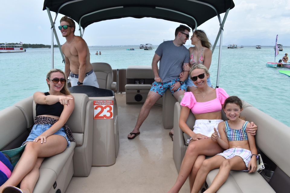 Fort Walton: Half Day Pontoon Boat Rental to Crab Island - Booking and Reservation Information