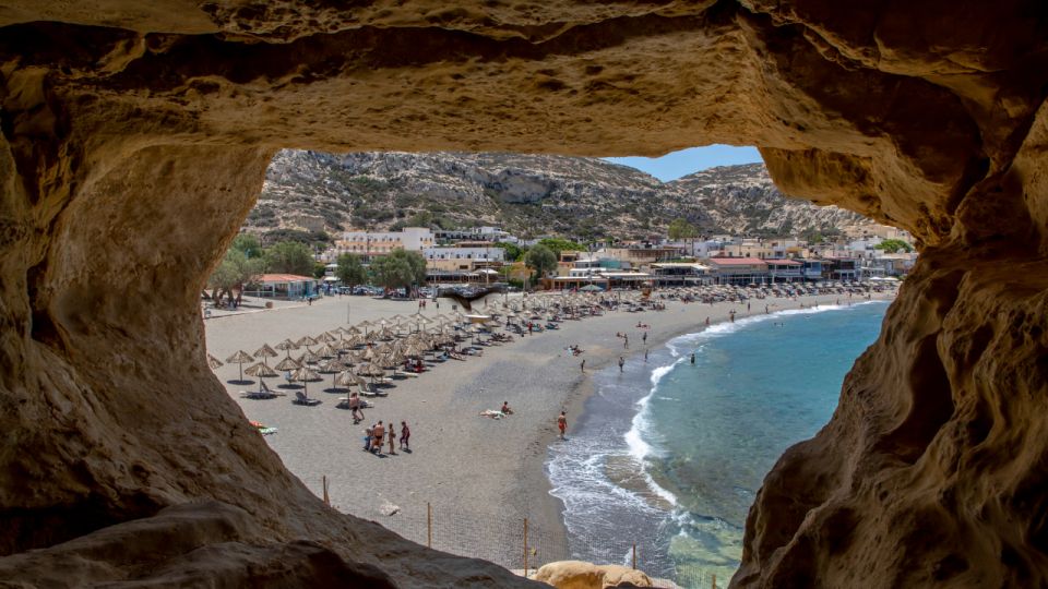 Heraklion: Matala Beach, Hippie Caves, and Gortyn Day Trip - Pricing and Duration