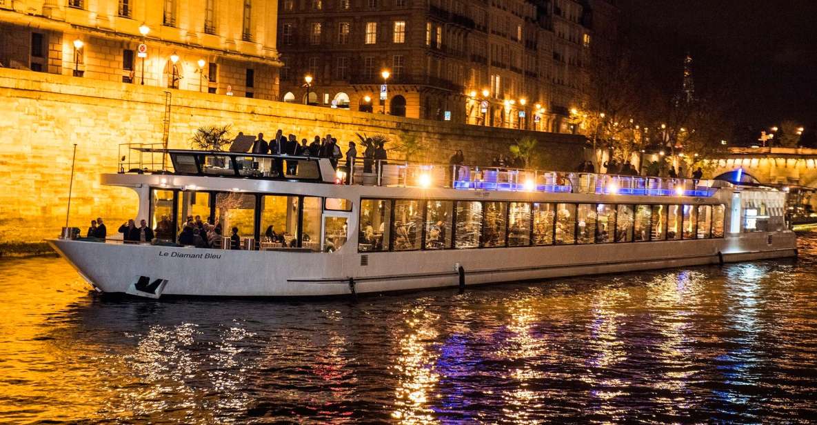 Paris: Gourmet Dinner Cruise on Seine River With Live Music - Additional Options