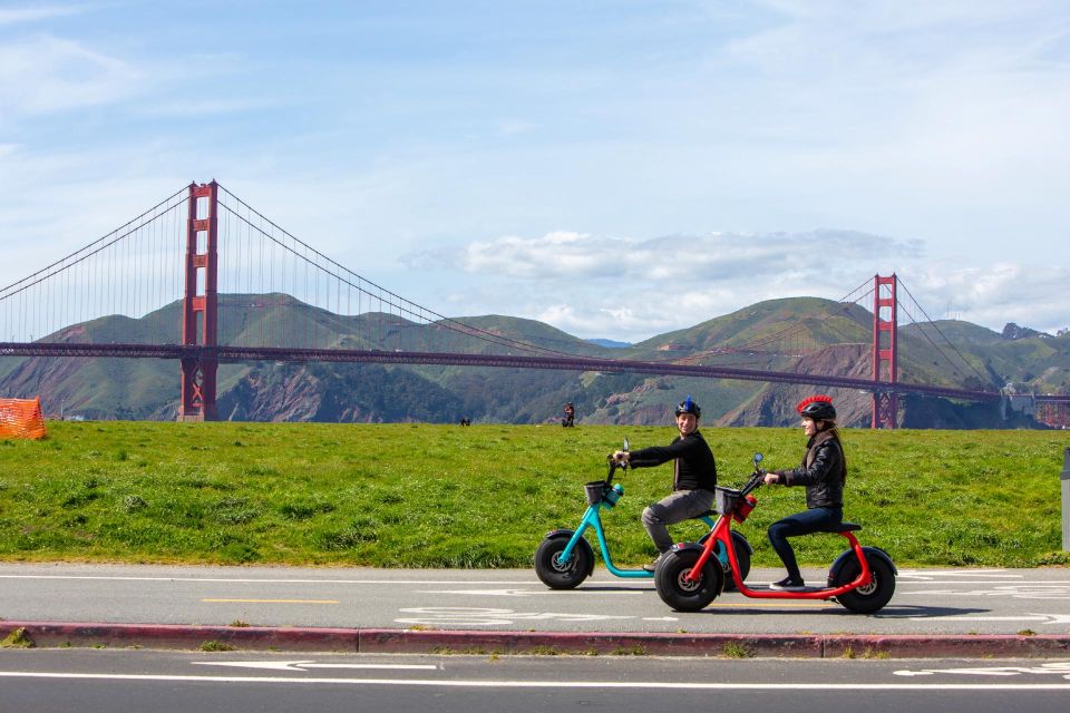 San Francisco: Electric Scooter Rental With GPS Storytelling - Rental Scooter Pickup and Directions