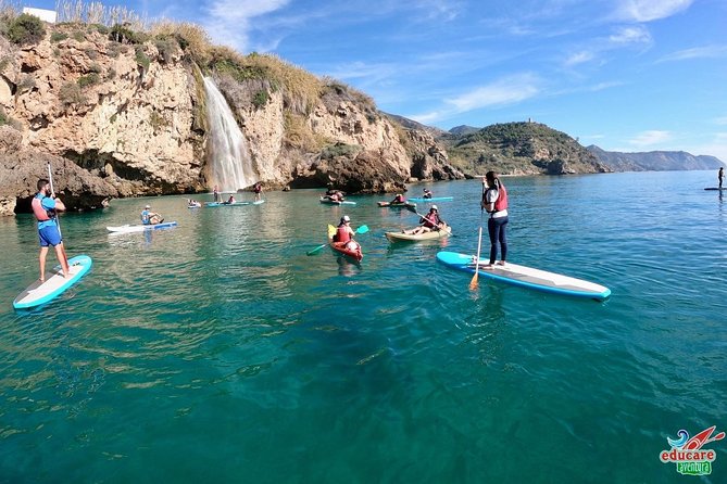 Paddle Surf Route Cliffs Nerja and Cascada De Maro + Snorkel - Common questions