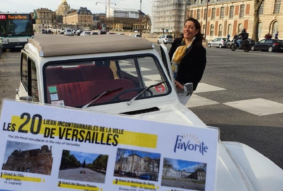 Versailles: 2 Hours Citytour in Vintage Car & Extension Park - Common questions