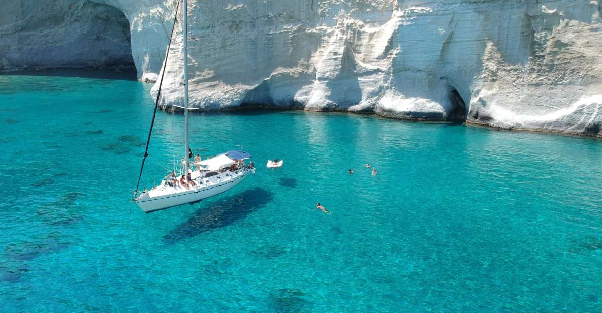 Adamantas: Milos Sightseeing Sailboat Cruise - Key Points