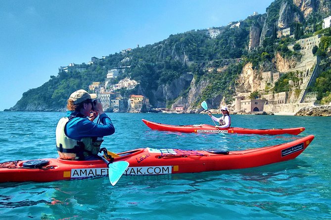 Amalfi Coast Kayak Tour Along Arches, Beaches and Sea Caves - Key Points