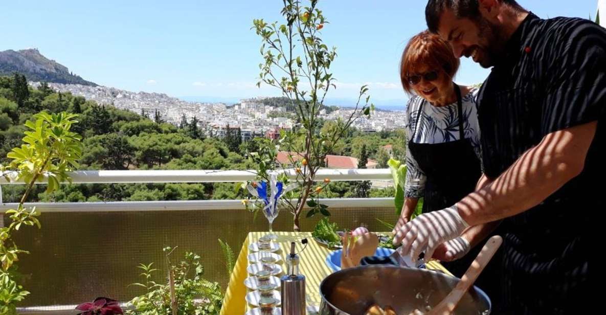 Athens: Greek Cooking Class Overlooking the Acropolis - Key Points