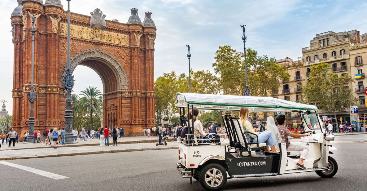 Barcelona: Private City Tour by Eco Tuk Tuk - Key Points