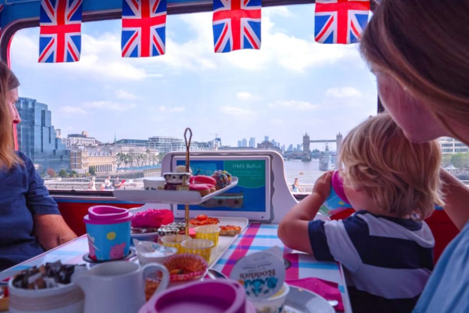 London: Peppa Pig Afternoon Tea Bus Tour With Audio Guide - Key Points