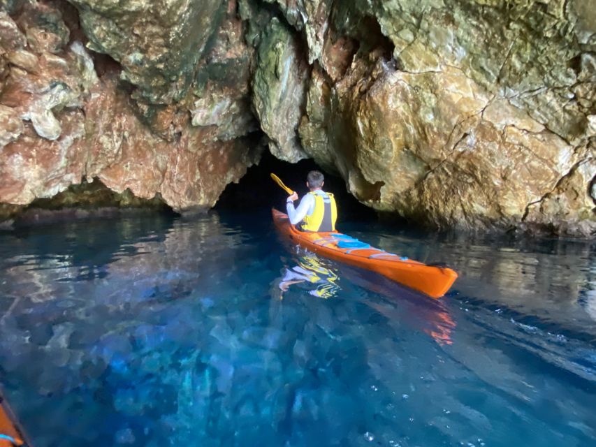 Naxos: Rhina Cave and Coastline Sea Kayaking Tour - Key Points