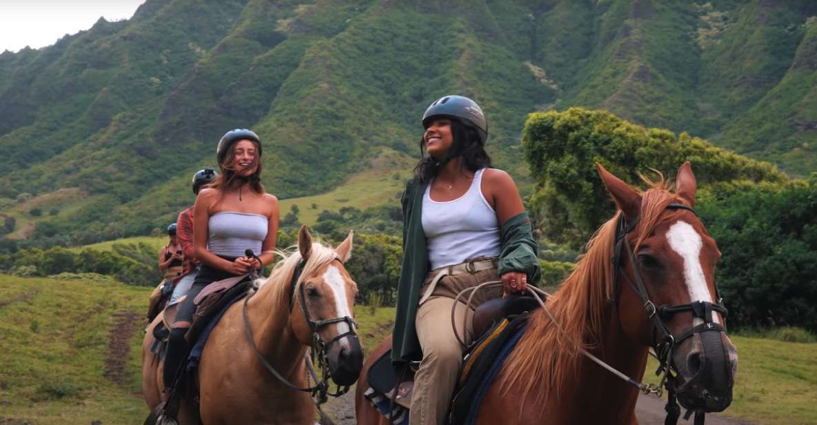 Oahu: Kualoa Hills and Valleys Horseback Riding Tour - Tour Highlights