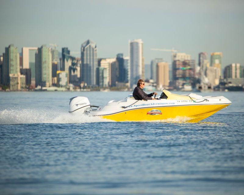 San Diego: Drive Your Own Speed Boat 2-Hour Tour - Tour Details