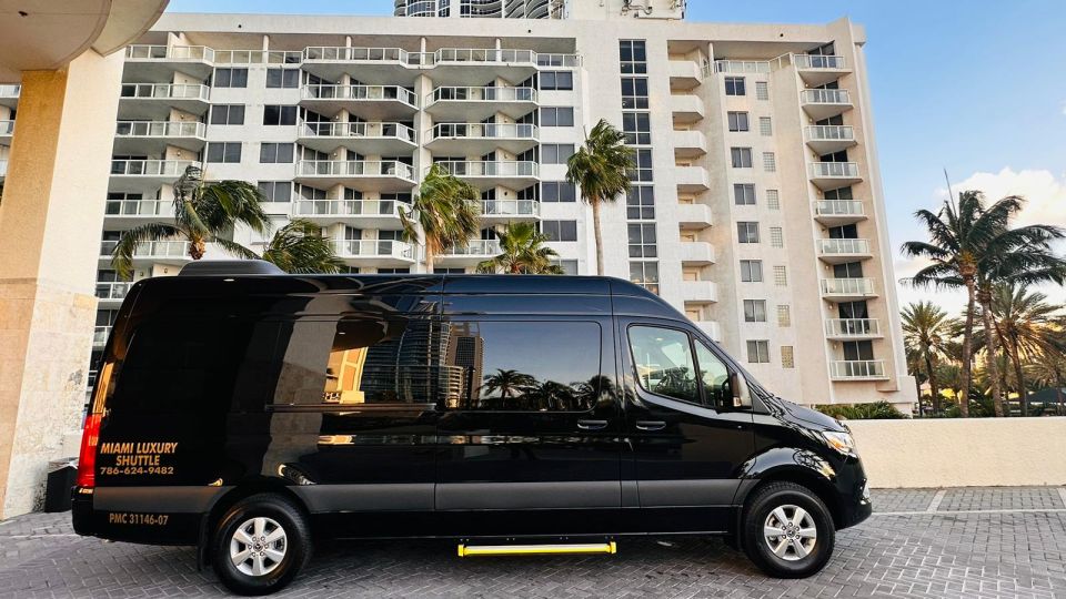 Shuttle Miami Airport/Hotel to Miami Port or Hotel 14pax - Service Overview