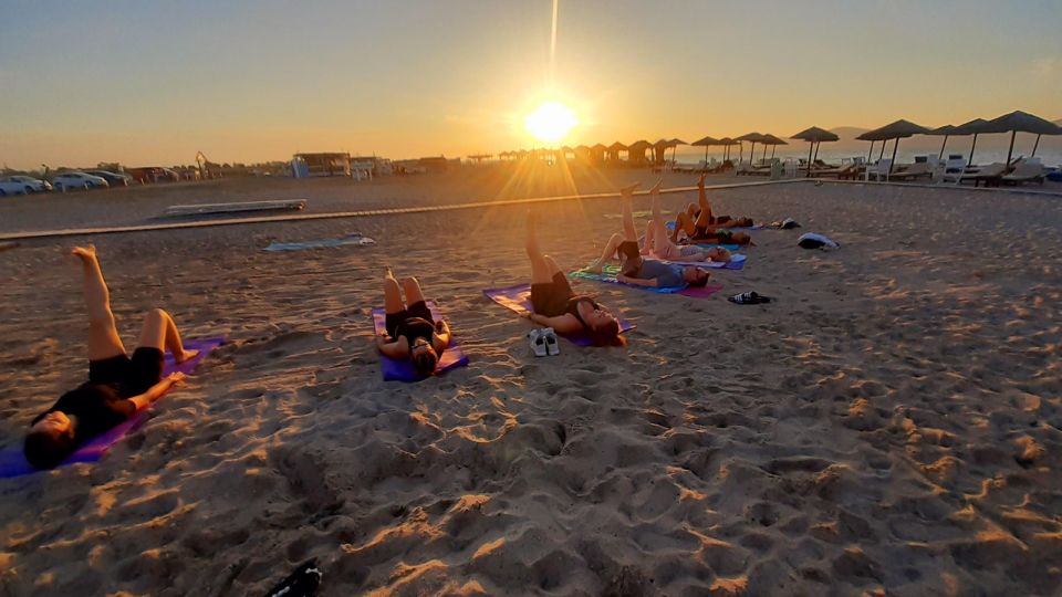 Sunset Pilates on Tigaki Beach - Key Points