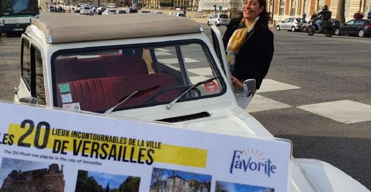 Versailles: 2 Hours Citytour in Vintage Car & Extension Park - Key Points