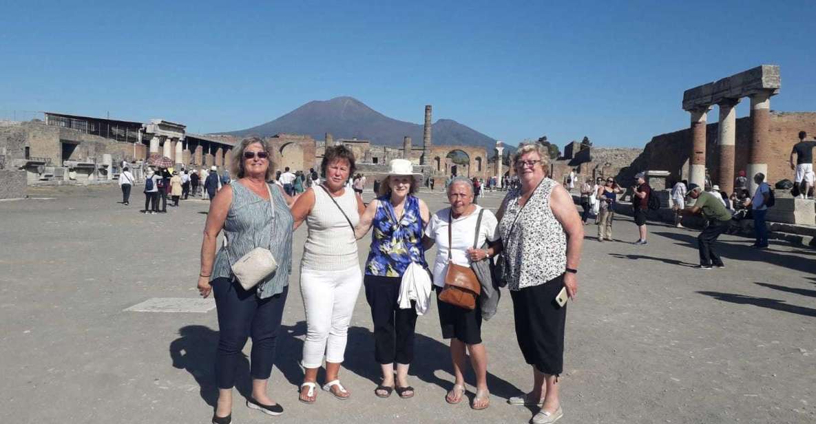 From Rome: Pompeii Ruins and Mt. Vesuvius W/ Lunch & Wine - Tour Details