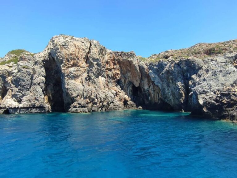 Heraklion: Preveli Palm Beach Boat Trip & Rethymno Town Tour