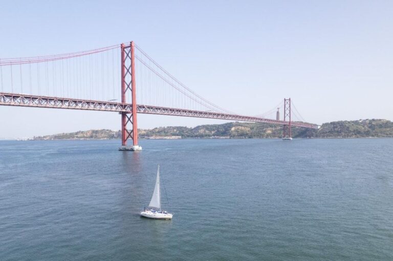 Lisbon: Sunset Sailing With Portuguese Wine and History