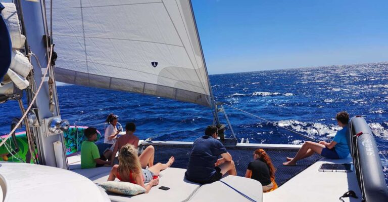 Tenerife: PRIVATE Catamaran Cruise With Lunch and Drinks