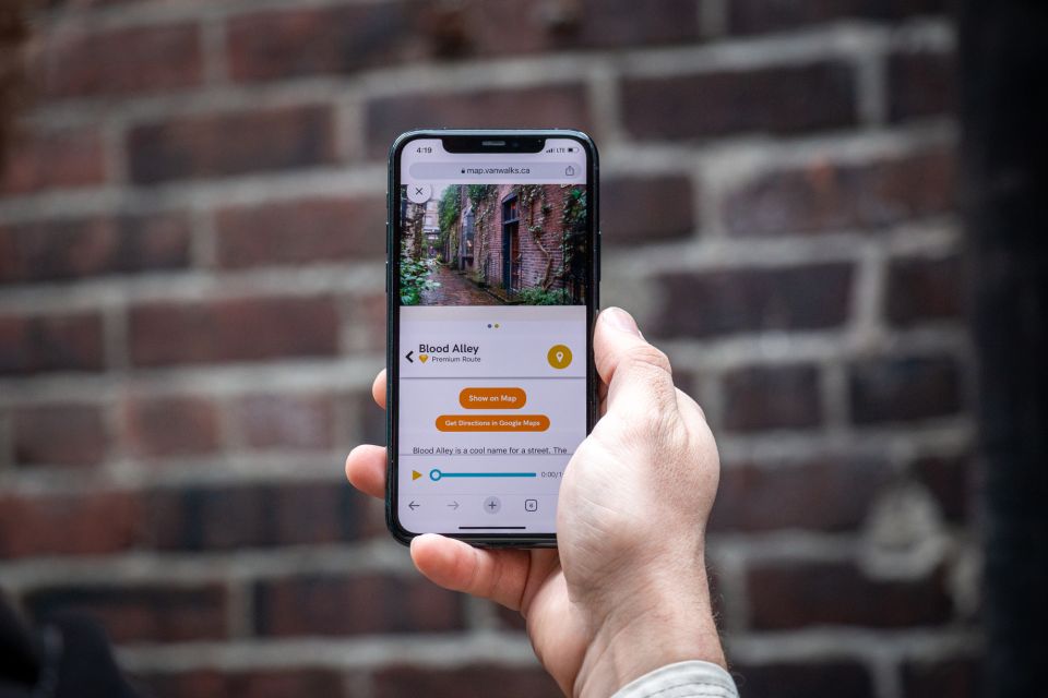 Vancouver: Self-Guided Smartphone Walking Tour of Gastown - Pricing and Availability