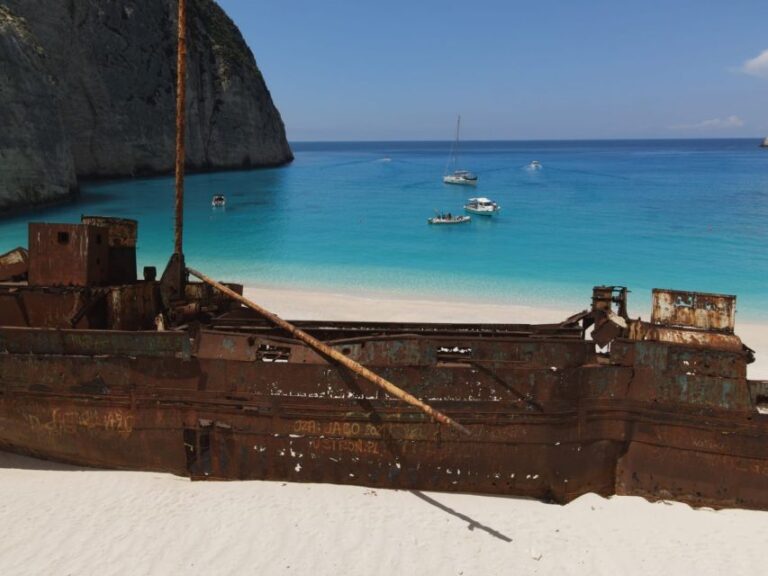 Zakynthos: West Coast & Navagio Bay Cruise With 3 Swim Stops