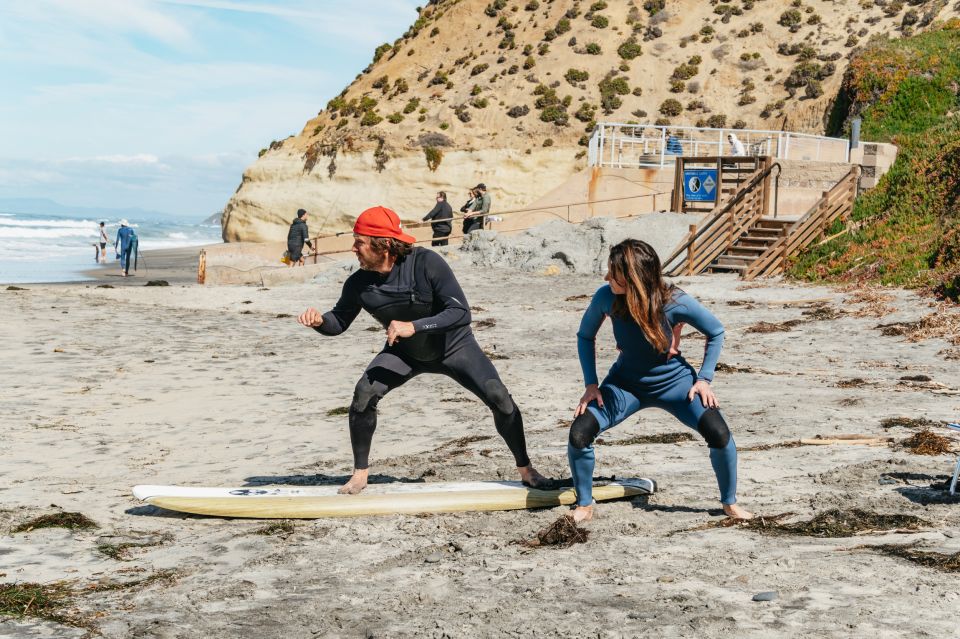 Solana Beach: Private Surf Lesson With Board and Wetsuit - Private Group Experience