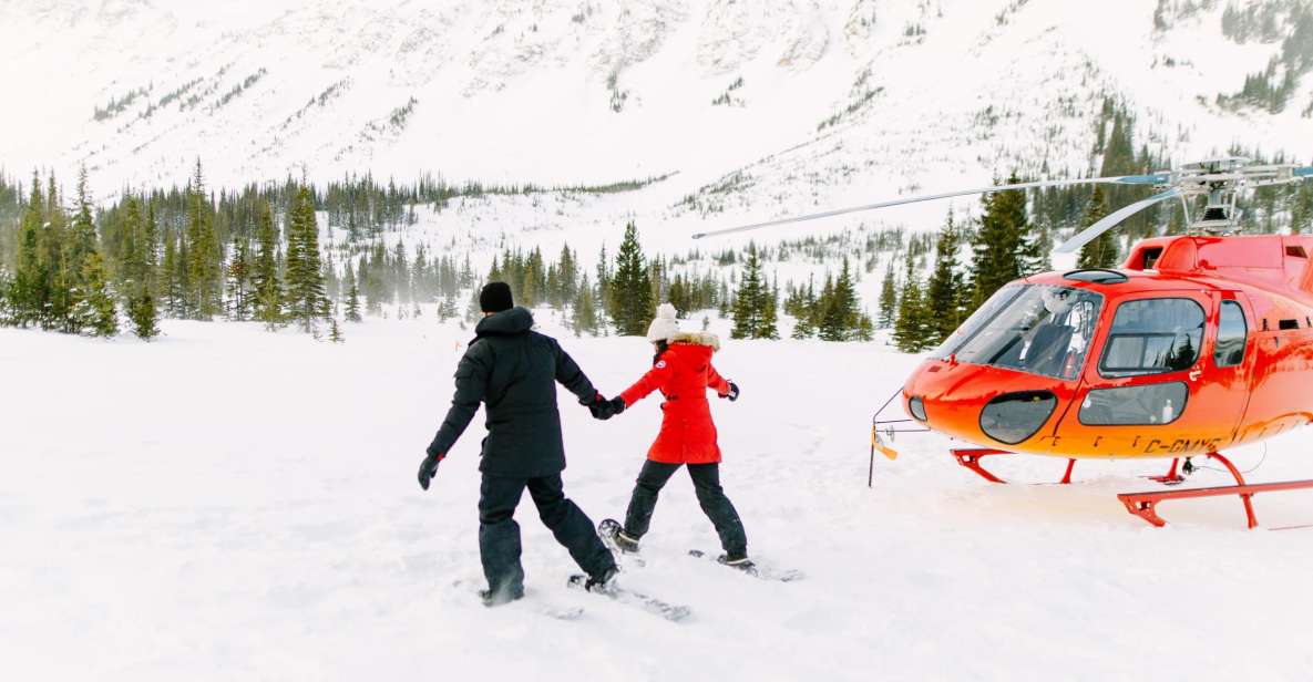 Banff/Jasper: Canadian Rockies Helicopter & Snowshoe Tour - Tour Inclusions