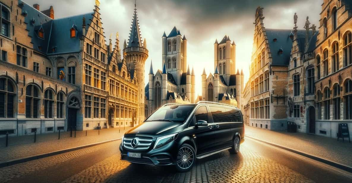 From Amsterdam: to Ghent - Private Driver - Luxury Car - Itinerary Details