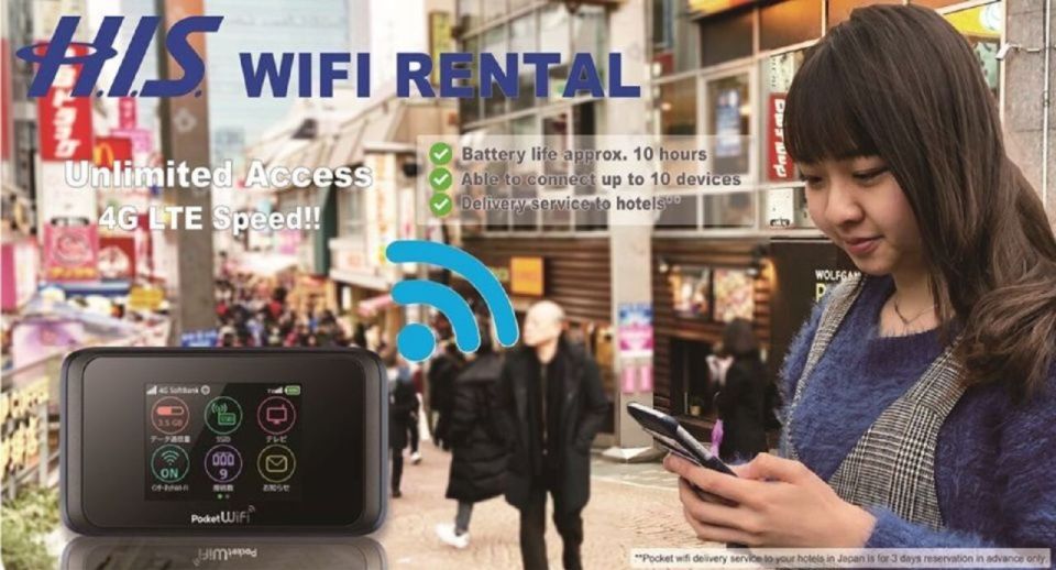 Japan: Unlimited Wifi Rental With Airport Post Office Pickup - Experience