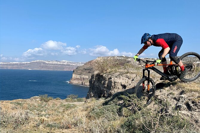 Private Electric Mountain Bike Experience and Tour in Santorini - Itinerary Details