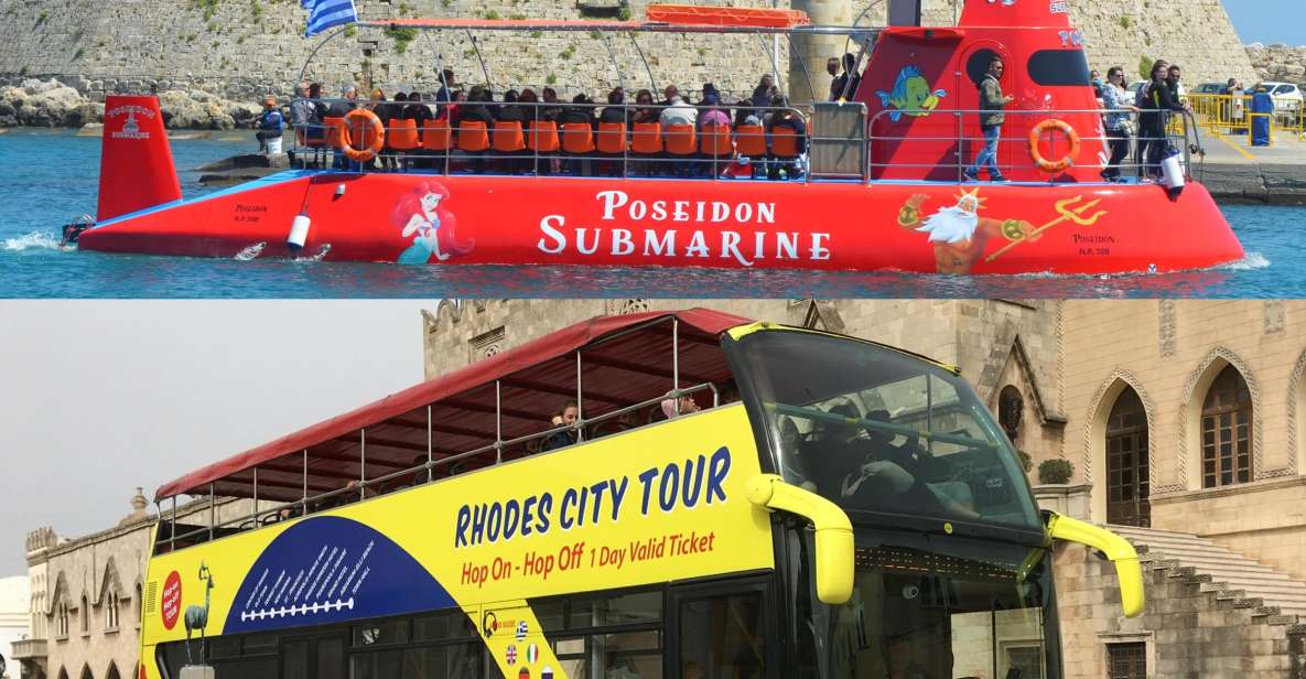 Rhodes: Hop-on Hop-off Bus and Submarine Tour - What to Expect on the Tour