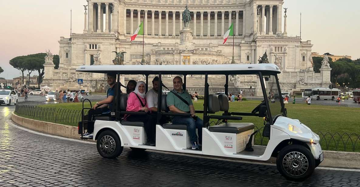 Rome: Private Golf Cart City Highlights Tour - Requirements