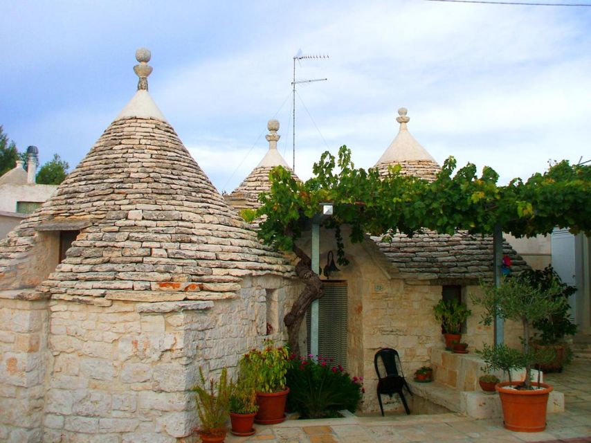 From Bari: Alberobello Trulli Private Day Tour - Itinerary and Pickup Location