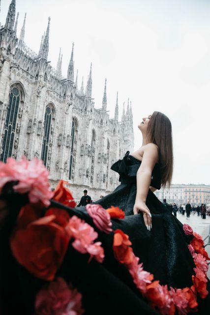 Photoshoot With a Fairytale Dress in the Heart of Milan - Location Options and Add-Ons