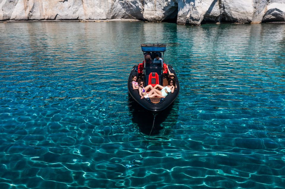 From Pollonia: Kimolos, Poliegos, & Milos Private Boat Tour - Meeting Point