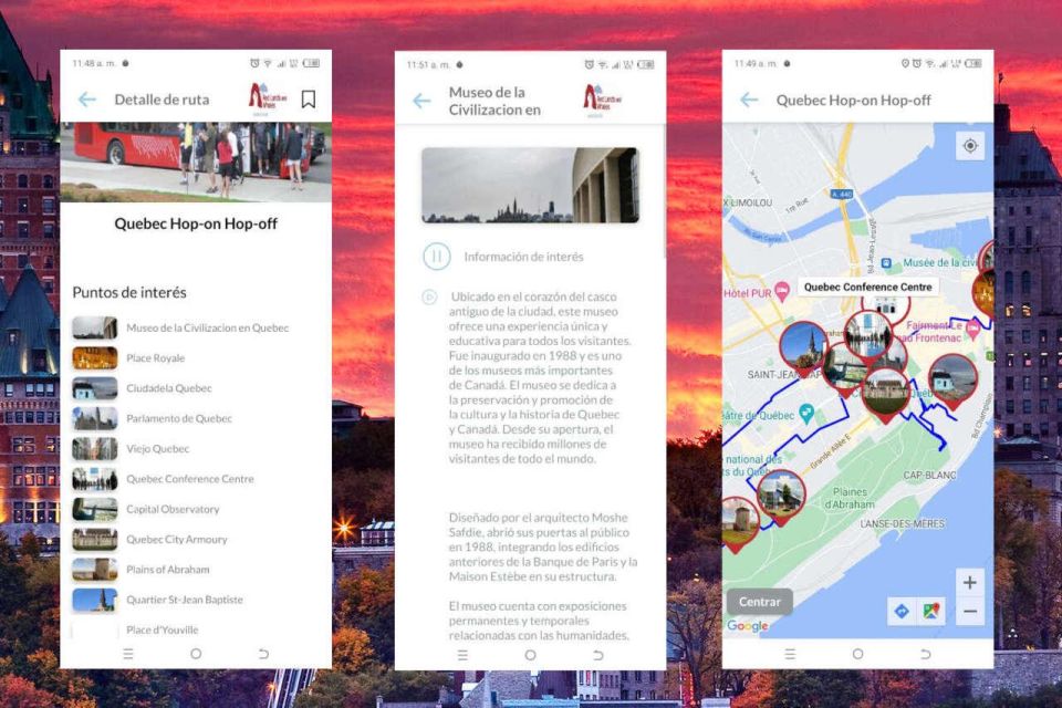 APP Self-Guided Routes Quebec With Multi-Language Audioguide - Indulging in Gastronomic Routes