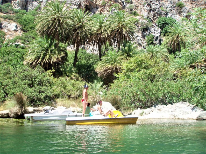 Heraklion: Preveli Palm Beach Boat Trip & Rethymno Town Tour - Inclusions in the Package