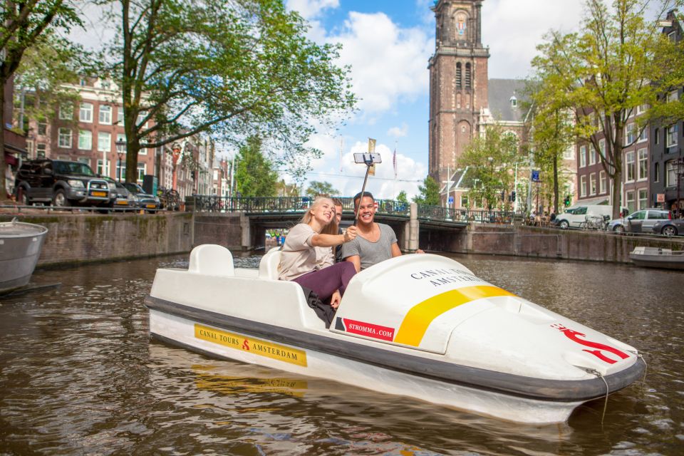 Amsterdam: 1 Hour Pedal Boat Rental - Key Points