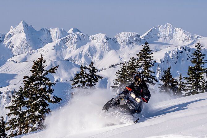 Private Advanced Snowmobile Tour - Key Points