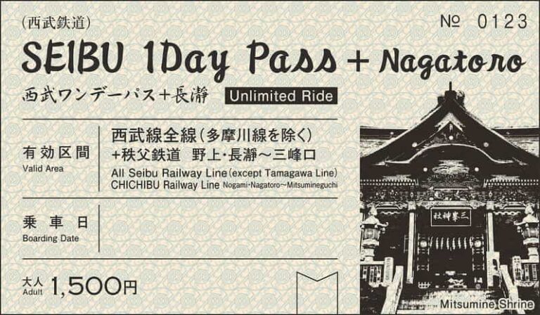 From Tokyo: Seibu Railway 1 Day Pass and Nagatoro