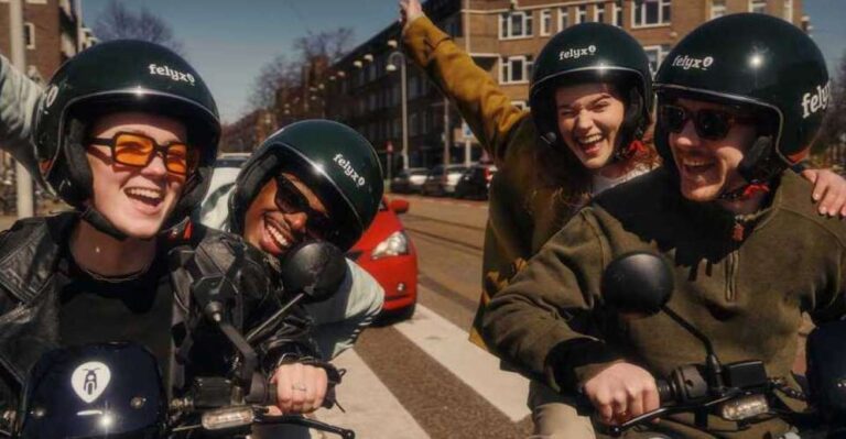 Amsterdam: Felyx E-Moped Day Pass