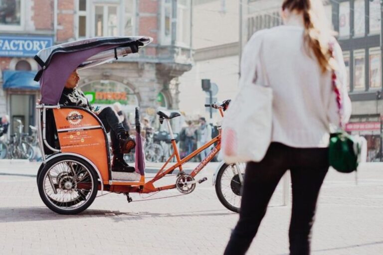 Amsterdam: Private Guided City Tour by Pedicab