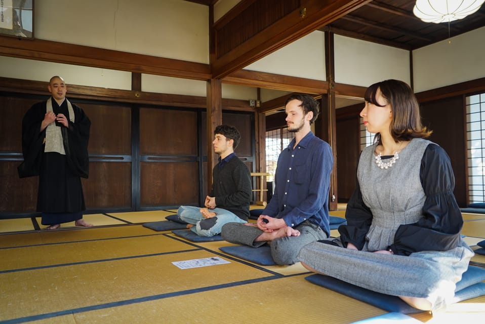 Kyoto Zen Meditation & Garden Tour at a Zen Temple W/ Lunch - Zen Temple Meditation Practice