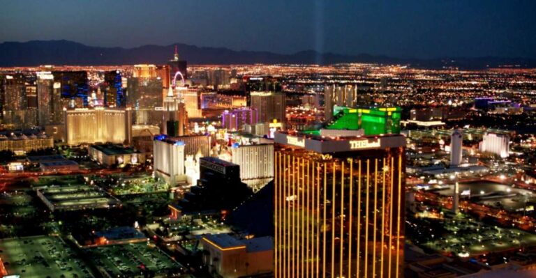 Las Vegas: Buddy V’s Ristorante Lunch and Helicopter Flight