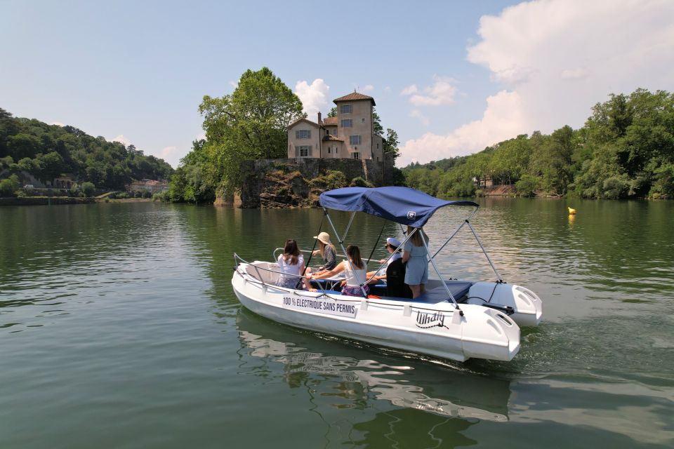 Lyon: From Confluence to Barbe Island in Electric Boat - Activity Overview