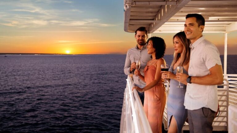 Rhodes: Sunset Cruise With Live Music, Greek Buffet Included