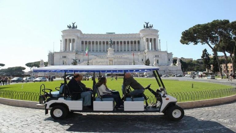 Rome Private Golfcart Tour