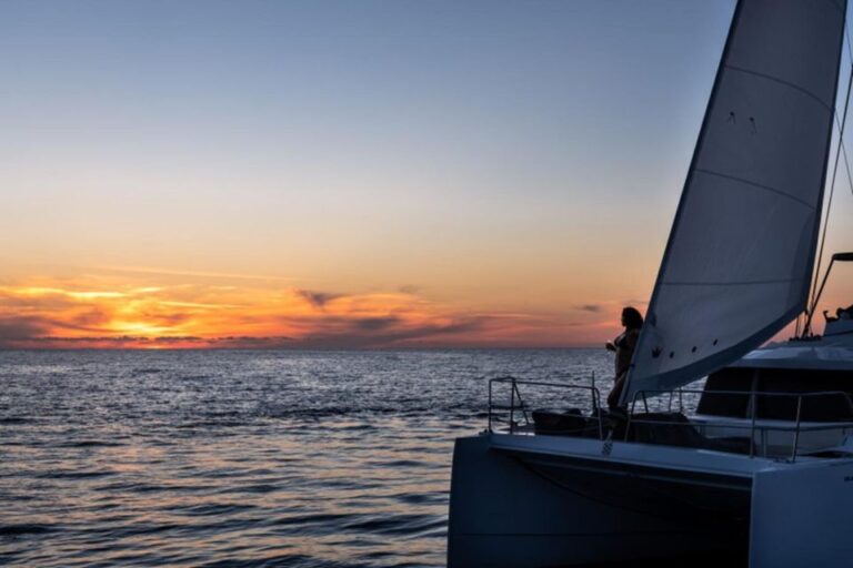 Santorini Catamaran Sunset Skyline Cruise