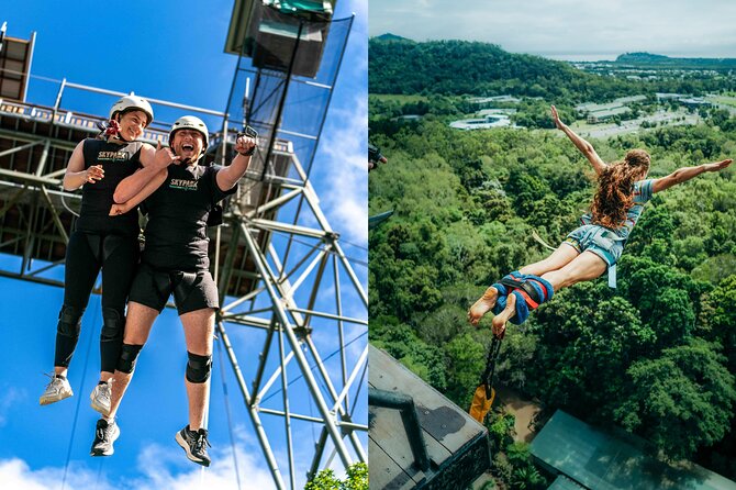 Bungy Jump & Giant Swing Combo in Skypark Cairns Australia - Review and Rating Summary